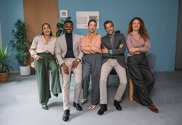 istock Professional Portrait of a Diverse Team 2244938370