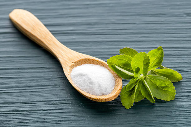 istock Natural stevia sugar substitute - Stevia rebaudiana 2244939305