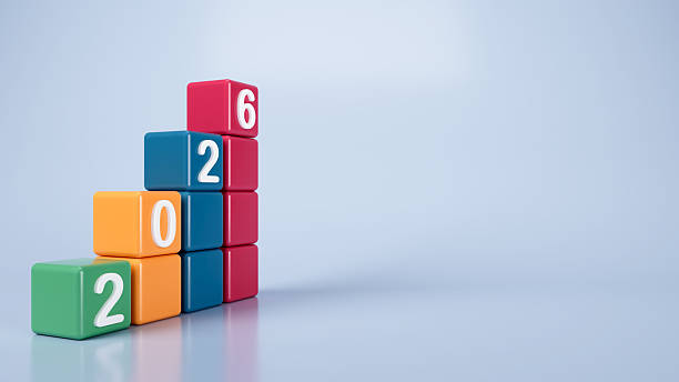 istock 3d blocks arranged as steps displaying the numbers 2026. Symbolizing business growth and strategic planning for future goals 2244944504