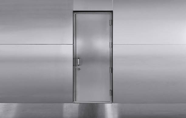 istock Steel doors, aluminum doors, steel wall panels and floors. 2244948067