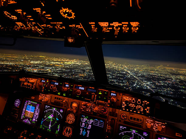 istock Dreamscape Flight – Glowing Airliner Cockpit Above a City at Night 2244956491