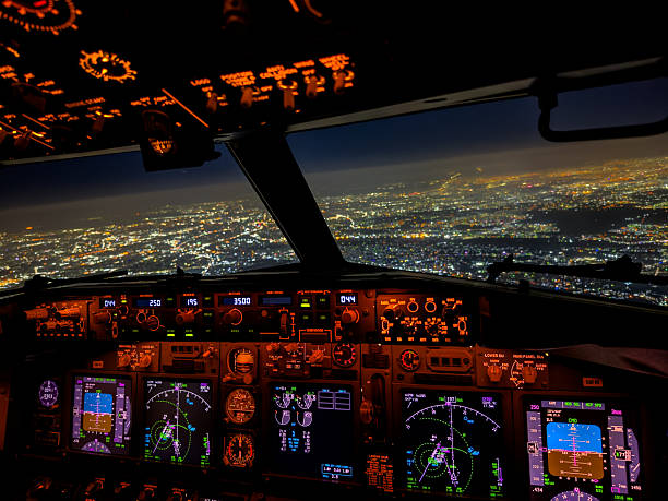 istock Dreamscape Flight – Glowing Airliner Cockpit Above a City at Night 2244956496