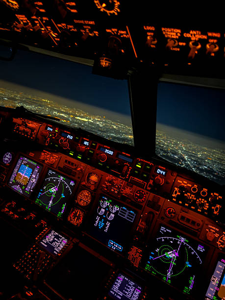 istock Dreamscape Flight – Glowing Airliner Cockpit Above a City at Night 2244956520