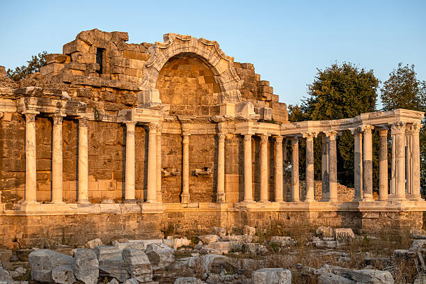 istock Monumental Fountain (Nymphaeum) in ancient Side, Antalya 2244959218