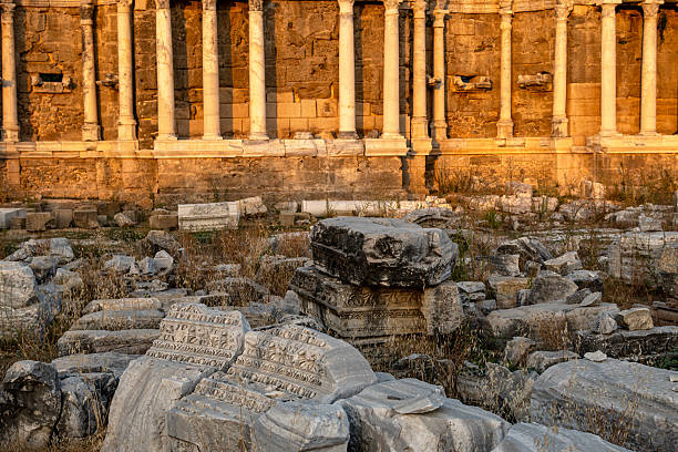 Side, Antalya - Turkey: August 24, 2025: Side is an ancient city located on the southern coast of Turkey, near the modern town of Manavgat in Antalya Province. It is one of the best-preserved classical sites in the country and offers a fascinating blend of ancient ruins and coastal beauty.