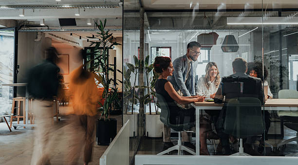 istock Business meeting in modern corporate office 2244962287