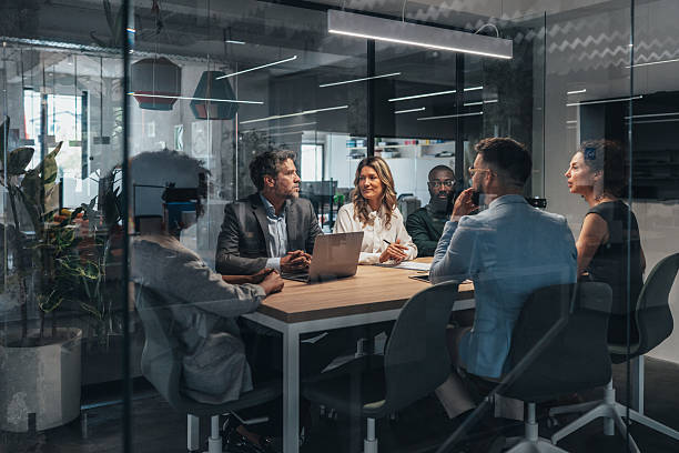 istock Business people on meeting in the office 2244962289