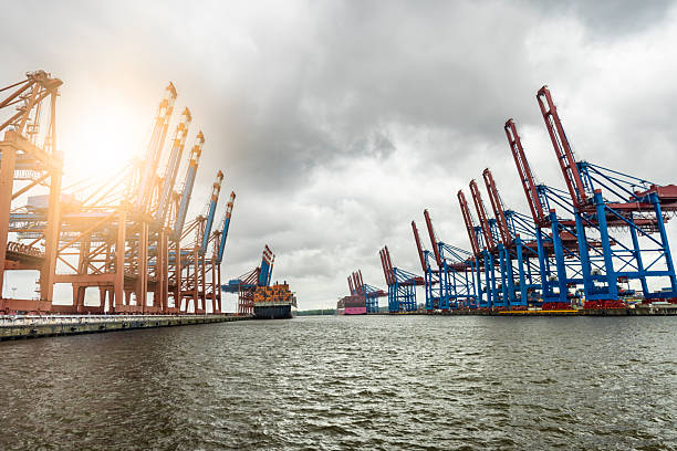 Hamburg  industrial port