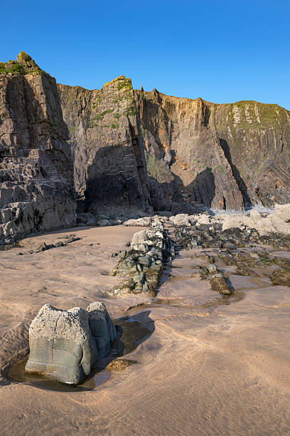 istock Secret little bay between Sandymouth and Eliza beach in Cornwall 2244966888