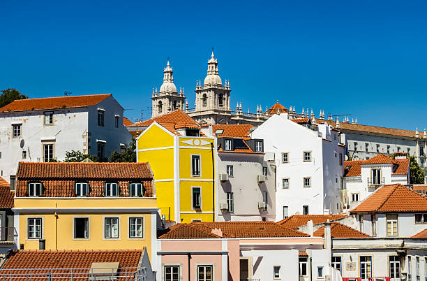 Colourfull houses inLisbon