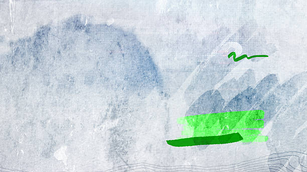 Abstract neon green brush and grunge texture concept design 2K