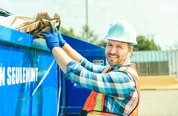 istock worker who recycling cardboard on recycle center 2244973993