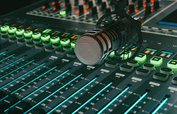 istock Professional microphone and sound mixer 2244977002