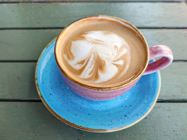 Having cappuccino cup at glasgow  in Scotland England