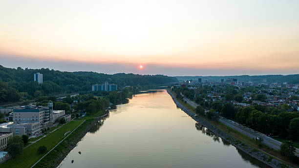 istock Sunset Over Kanawha River, Charleston, WV 2244981605