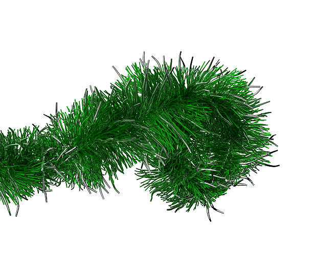 istock Green Christmas Garland 2244982563