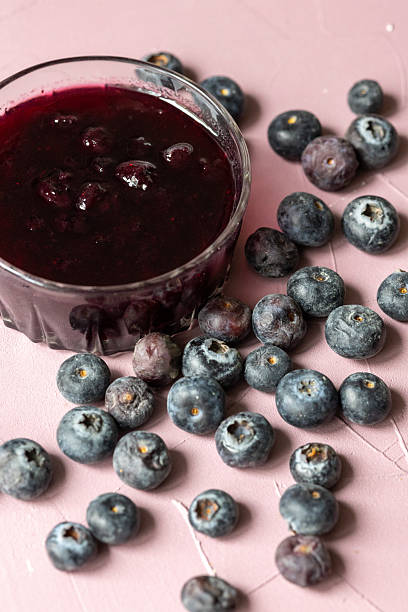 istock Wild Blueberries in a glass Bowl 2244983028