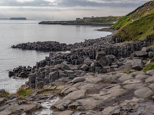 istock shore and basalt rock formation on the seashore in iceland 2244987484