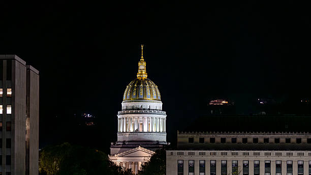 istock Illuminated Dome of the West Virginia State Capitol at Night 2244990496