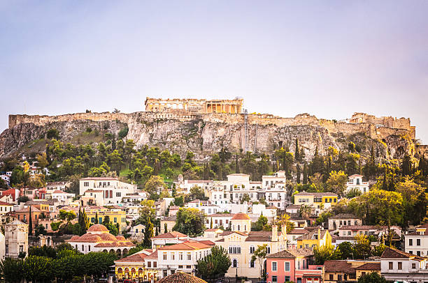 istock The Acropolis on the horizon 2244991819