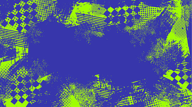 istock Abstract Grunge Background. Urban Style Paint Splatter and Halftone Background. Pop Art Style Distressed Halftone Texture Background.Distressed Industrial Grungy Vector Background 2244994489