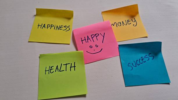 istock Life's Aspirations and Priorities on Colorful Sticky Notes 2245001163