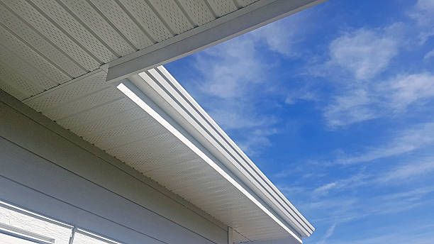 istock New Modern Residential Roof Soffits, RainGutter, And House Siding 2245002270