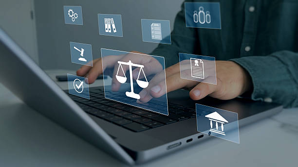 istock Regulations, law, standards and requirements.Law regulation and compliance rules on virtual screen.Quality assurance,guarantee, standards, certification and standardization. 2245003901