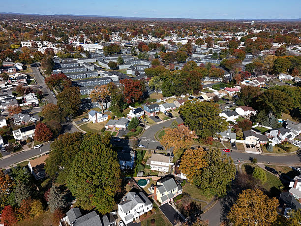 istock Urban sprawl autumn colors 2245009885
