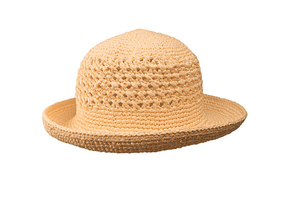 istock Straw summer hat with isolated on white background. 2245026931