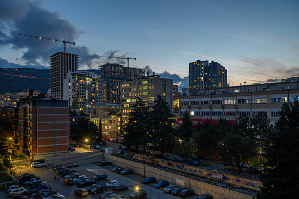 istock Evening View of Tbilisi, Saburtalo District 2245027313
