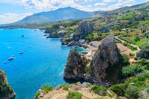istock Scopello cliffs, Sicily Island, Italy 2245028569