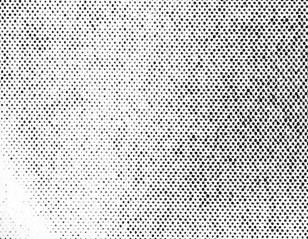 istock Close-Up of Evenly Spaced Halftone Dot Gradient on Paper 2245032310