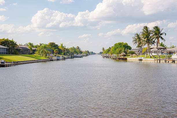istock View across a wide waterway in Florida 2245034792