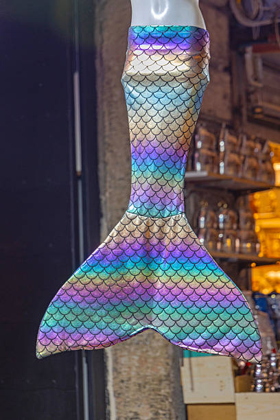 Mermaid Tail Fin Skirt Bottom Cosplay Outfit Special Costume Sequin