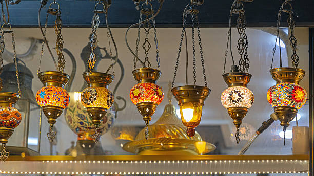 istock Turkish Mosaic Lamps 2245044154