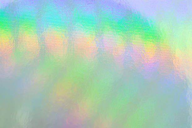 istock Holographic rainbow foil iridescent texture abstract hologram background 2245045895