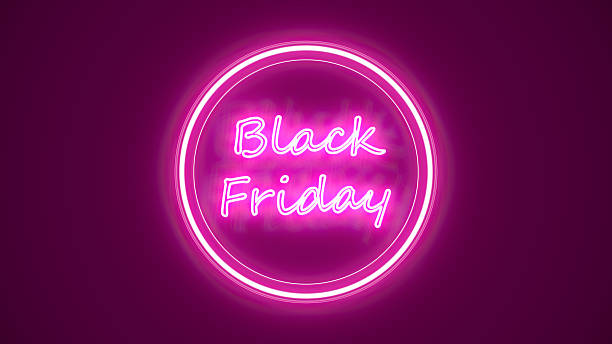 istock Black friday sales abstract digital neon light concept. 2245046018
