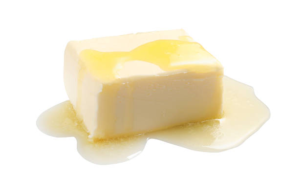 Butter board preparing, softened butter mmixed with soft cheese