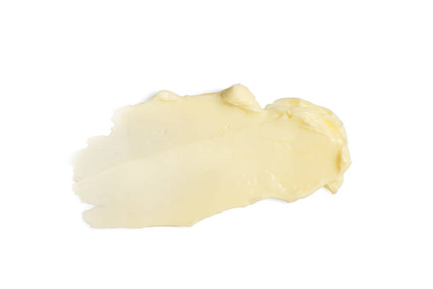 istock Tasty butter on white background, top view 2245050429