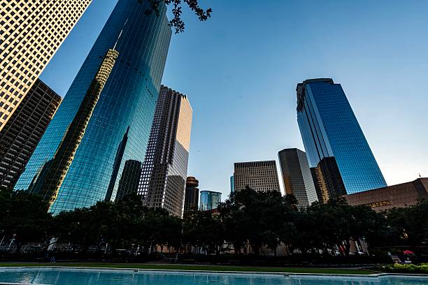 istock Downtown Houston Behind City Hall 2245050556