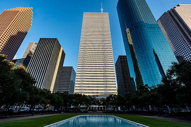 istock Downtown Houston Behind City Hall 2245050560