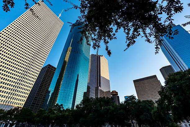 istock Downtown Houston Behind City Hall 2245050721