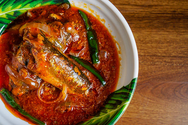 istock Sardine fish cooked with spicy sambal. 2245058481