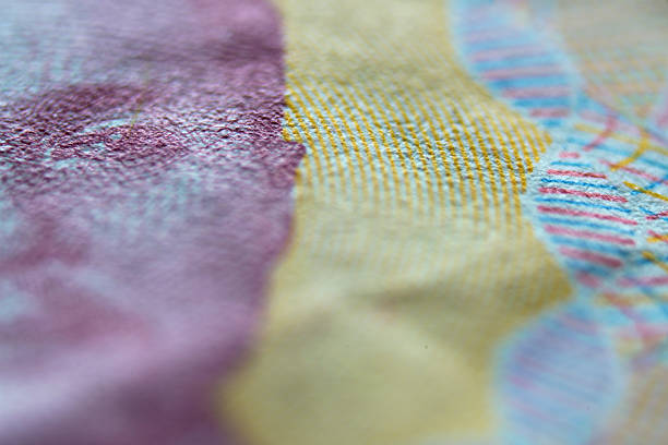 istock Close-Up of Colorful Textured Fabric Surface with Intricate Patterns 2245059749