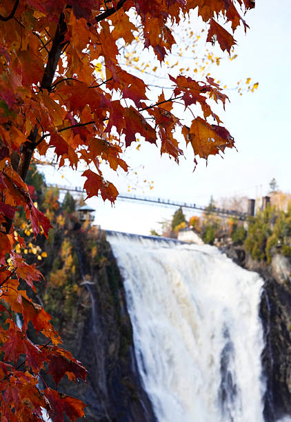 istock Fall view of Montmorency Falls 2245061910