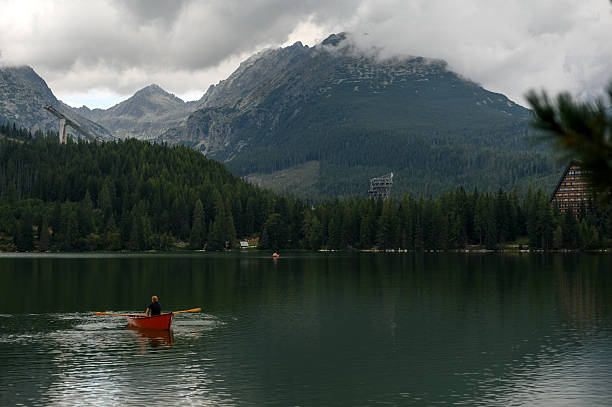 istock Rowing on a Serene Mountain Lake 2245062327