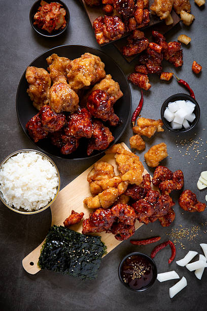 Crispy Korean Fried Chicken.