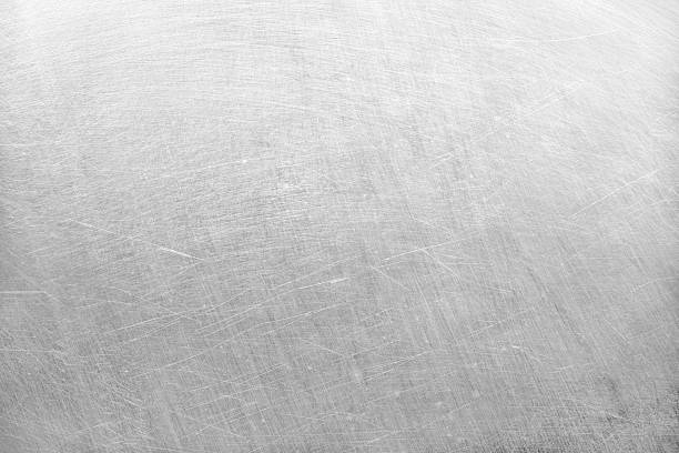 istock texture of old aluminum metal with scratch for background. 2245066457