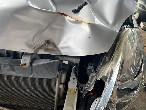 istock damaged car accident on a car accident, damaged car 2245079210